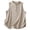 Grey, variant on Womens Tank Tops Layered Half Placket Button Down Sleeveless Camisole Loose Fit Outerwear Top L Red