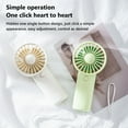 thumbnail image 5 of Yhmxh Portable Handheld Fan, High Speed Cooling Mini Fan, Silent Powerful Fan with Anti-drop String, Replaceable Battery Summer Cooling Fan for Travel Outdoor (Ideal Gift for Men, Women), 5 of 6