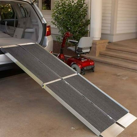 EZ-ACCESS SUITCASE 10 Ft TRIFOLD Ramp w/Applied Surface That Resists Slips