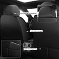 thumbnail image 4 of Car Seat Covers Compatible with Subaru Crosstrek 2016-2024 Full Set Leather Seat Cushion Waterproof Automotive Seat Protectors(5 Seats,Black&Redline), 4 of 8