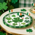 thumbnail image 4 of TanSiDing 32pcs St. Patrick's Day Party Supplies Disposable Tableware Set - Shamrock Themed Plates Cups Napkins for Irish Holiday Celebration, Festive Green Decor, Dinnerware Essentials, 4 of 6