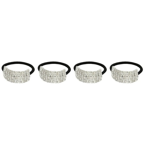 LITINKIMI Rhinestone Hair Accessories Simple Design Girls 4Set 3.1*1.6In