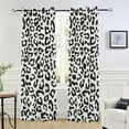 thumbnail image 6 of Blackout Curtains for Bedroom Window Curtains for Bedroom 84 Inch Length, 84" Leopard Black Spots Room Divider Curtains Grommet Window Curtains Privacy Protect Room Darkening Curtain, 6 of 7