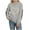 Grey, variant on Gubotare Girl Sweatshirts Girls Tops Long Sleeve Cute Shirring Fashion Pullover Sweatshirts Size 6 (Black,6 Years)