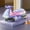 PURPLE, variant on Light-Up Electric Wiggle Car with Pedal, 2-in-1 Swing Car, 2 motor Ride-On Toy, Anti-Rollover, Flashing Wheels for Ages 3 and Up