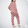 thumbnail image 7 of Dazajoo Fluffy Pajamas for Women Soft Fleece Warm Pajama Set Fuzzy Pjs Winter 2 Piece Flannel Lounge Sets with Pockets Hot Pink,XL, 7 of 7