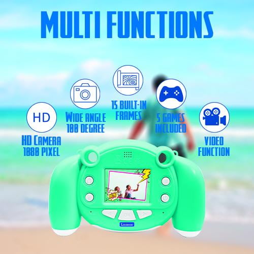 Lexibook Kids Camera with 8GB Card, Photo, Video, Audio and Games