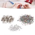 thumbnail image 5 of 300pcs Earring Hooks Kit Stainless Steel Mixed Colors Earring Hooks Set with Jump Rings Earring Backs for Earring Making, 5 of 5