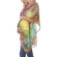 thumbnail image 4 of White Mark Women's Maternity Animal Print Caftan, 4 of 5
