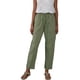 thumbnail image 5 of Pantalones casuales sueltos de lino y algodón con bolsillos grandes de color sólido para mujer de estación independiente de primavera y otoño, 5 of 6