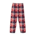 thumbnail image 6 of Balery Heart Plaid print Men's Pajama Pants,Ultra Lightweight Pjs,Lounge Pant-Medium, 6 of 9