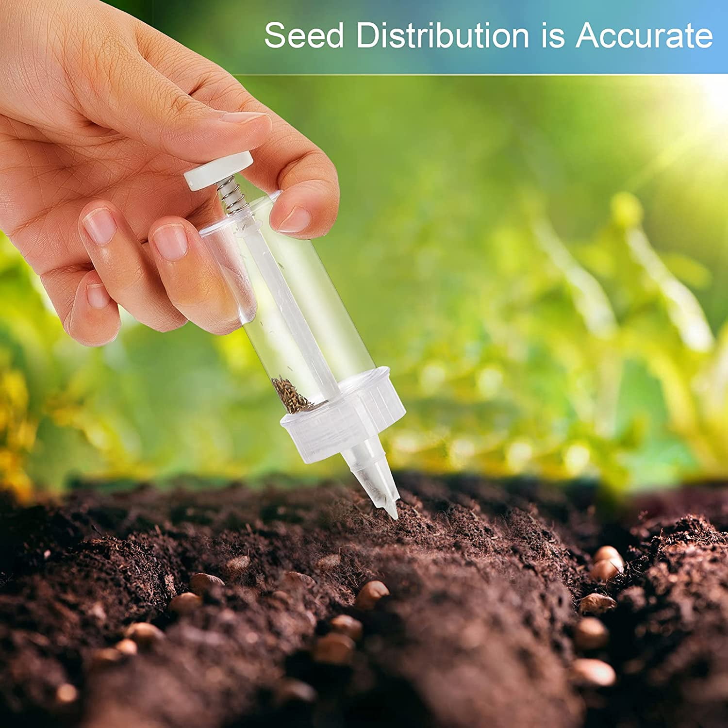 Sow Your Seeds Accurately Pack of 5 Gardening Super Seeder Tool 