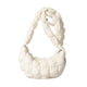 thumbnail image 1 of Bolso Hombro para Mujer Masa Fruncido Mano Cruzado () Blanco, 1 of 8