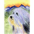 thumbnail image 1 of Carolines Treasures SS8244GF Bearded Collie Flag - Garden Size, 1 of 3