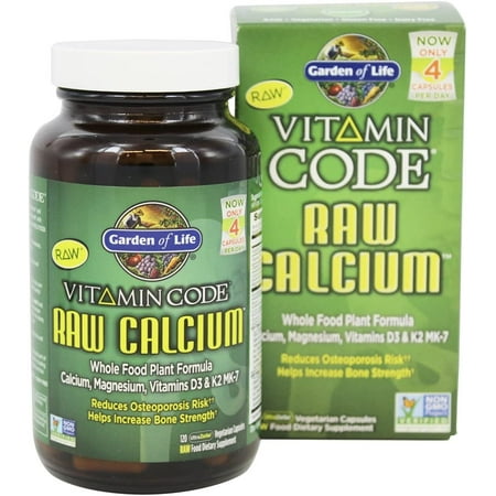 Garden of Life, Vitamin Code, RAW Calcium, 120 Vegetarian Capsules