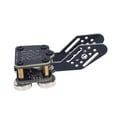 thumbnail image 3 of CW Morse Key Mini Morse Code Paddle Key 3.5mm Cable Metal Portable Base for Radio Enthusiasts Outdoor Use, 3 of 9