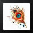 thumbnail image 2 of Berrenson, Sara 12x12 Black Modern Framed Museum Art Print Titled - Feathers I, 2 of 5