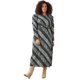 thumbnail image 1 of Dorothy Perkins - Vestido Midi Floral de Manga Larga para Mujer (Negro, Azul), 1 of 5