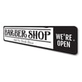 thumbnail image 4 of Vintage Barber Shop Novelty Decor, Metal Wall Sign - 4x18 Inches, 4 of 4