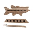 thumbnail image 2 of Fish-shaped  Vertical Wall Rod Rack For Fishing Storage, 2 of 5