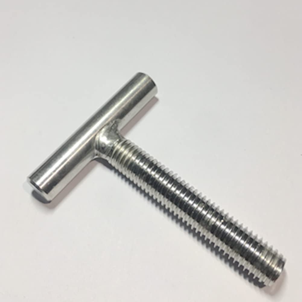 2 Pcs 304 Stainless Steel T-Cylinder Weld Rivets M4x50mm.