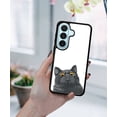 thumbnail image 5 of WIRESTER Shockproof Soft Rubber Cover Case for Samsung Galaxy S26+ / S26 Plus 6.7" 2026, Black Bombay Kitten Cat, 5 of 5