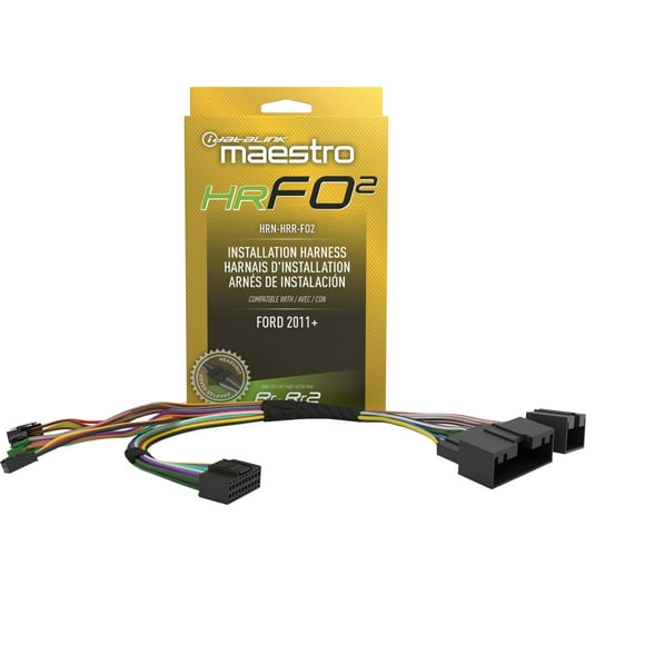 iDatalink Maestro HRN-HRR-FO2 SWC & Factory Amp Retention Harness for Select Ford 2011+ (ADS-MRR or ADS-MRR2 Module Required)