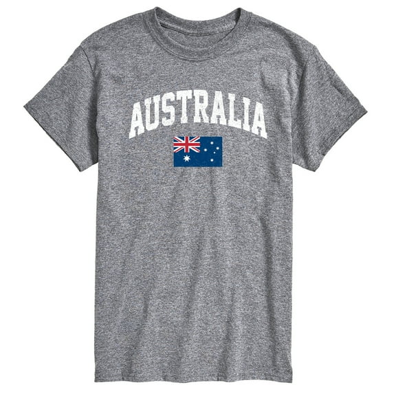 Instant Message - Australia Flag - Men's Short Sleeve Graphic T-Shirt