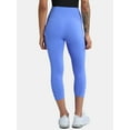 thumbnail image 3 of Avia Women's SoftSculpt Ruched High Rise Capri Leggings, 21" Inseam,Sizes XS-XXXL, 3 of 7