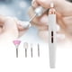 thumbnail image 3 of Kit de manicura y pedicura eléctrico inalámbrico, lima compacta para uñas de manos y pies Blanco, 3 of 9