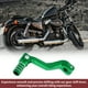 thumbnail image 5 of Palanca de cambio de motocicleta plegable para Kayo T2, aleación de aluminio, palanca de cambio verde tono plateado, 5 of 6