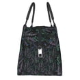 thumbnail image 4 of Vsdgher Lavender Flowers Print Insulated Reusable Bags with Sturdy Zipper and Handles, Foldable Totes for Hot or Cold Food Bring or Delivery, 4 of 8