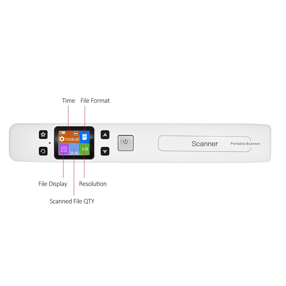 IScan02,scanner portable sans fil ,WIFI,JPEG,PDF,CIS, - Cdiscount