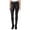 Black, variant on Womens Avery Faux Leather Mid-Rise Leggings