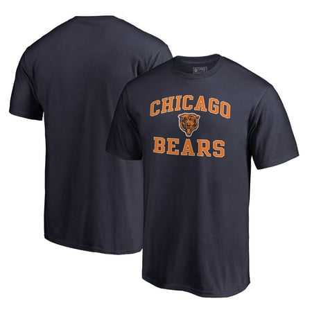 Victory Vintage Home - Chicago Bears NFL Pro Line by Fanatics Branded Vintage Collection Victory Arch T-Shirt - Navy