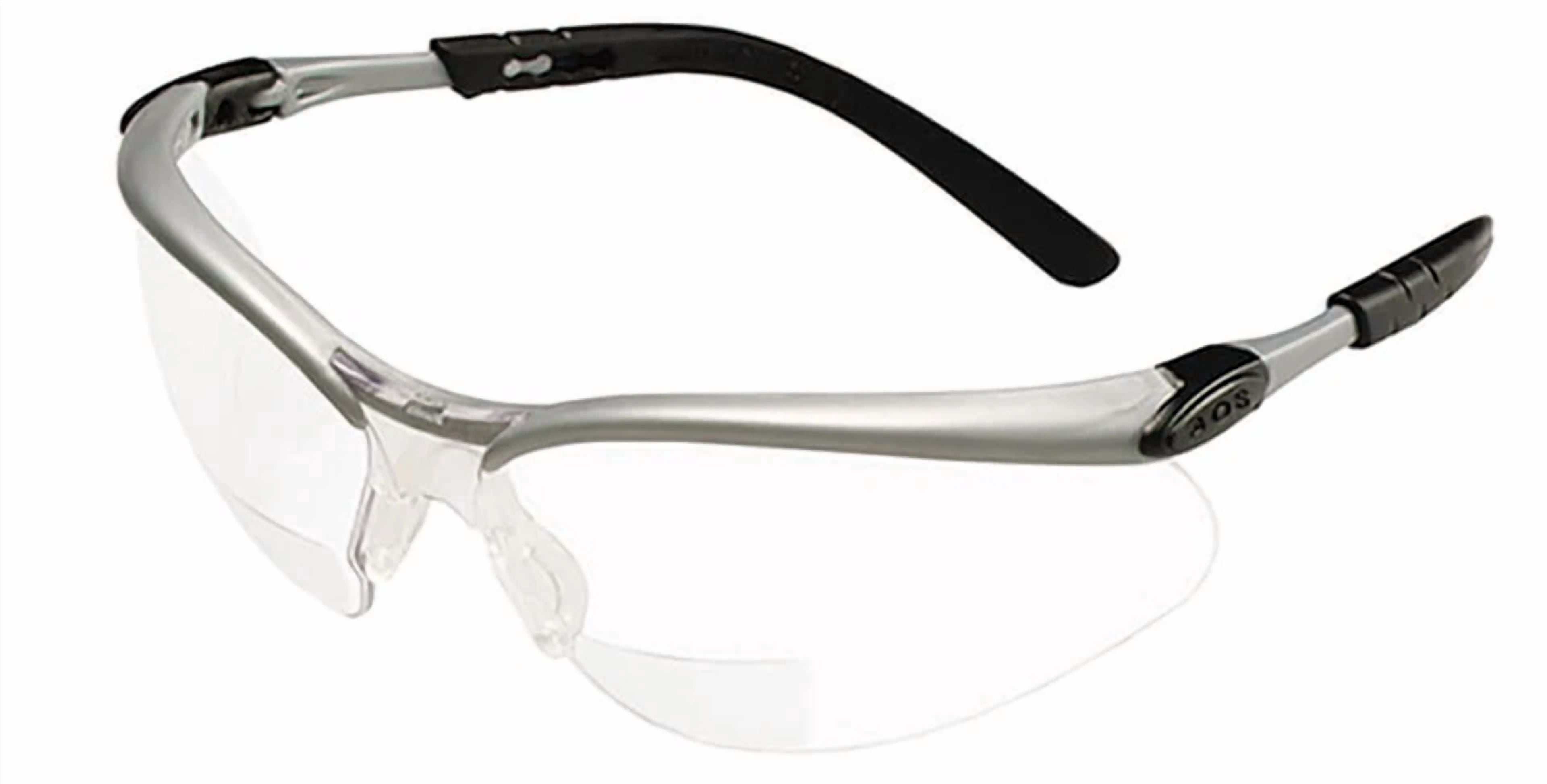 CIRCLE- 3M Bx 11374 +1.5 Bifocal Readers Clear Anti Fog Protective Safety Glasses