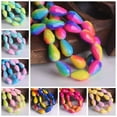 thumbnail image 2 of U8MO Rainbow Colorful Coated 12x8mm 15x10mm Teardrop Faceted Opaque Glass Loose Beads-12x8mm 30pcs-Rainbow, 2 of 4