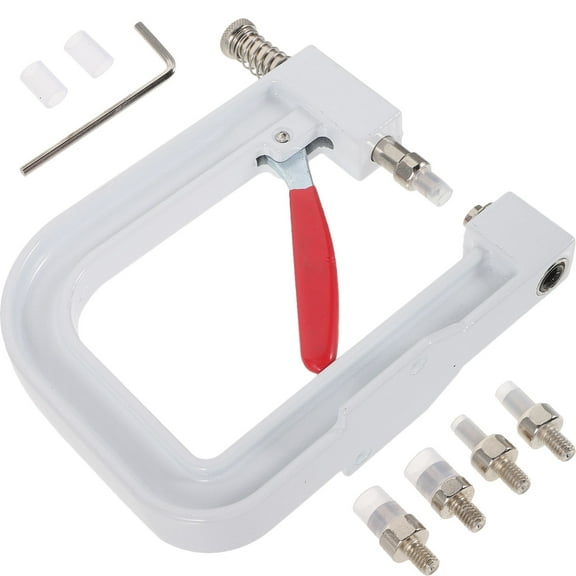 QIFULL Beads Setting Machine Beading Machine Cast Iron 1 Set for DIY Projects