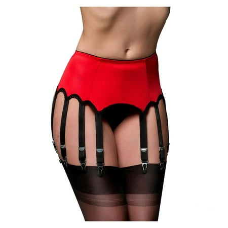 

Lingerie For Women Naughty Play Large Size Lingerie Mesh Adjustable Buckle Non-Slip Garter Belt Nightwear