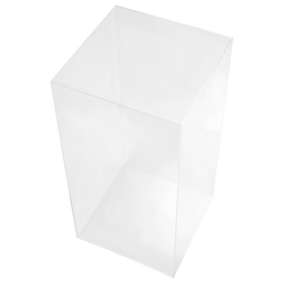 30 cm Acrylic Pedestal Stand 26 lbs Load Clear Modern Showcase