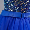thumbnail image 7 of Edvintorg 4-12 Years Girls Princess Dress Middle-Aged Children's Sleeveless Mesh Sequins Gauze Dress Party Kids Dresses for Girls, 7 of 7
