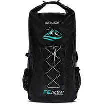 FE Active Dry Bag Waterproof Backpack - 30L Eco Friendly Bag for Fishing, Travel, Hiking, Beach Gear