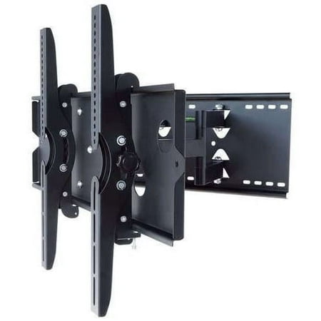 2xhome - Universal TV Wall Mount Tilt and Swivel Full Motion Articulating Dual Arm Extended Arm for 35