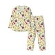 thumbnail image 1 of Balery Vegetable Pijama para Hombre de Dos Piezas con Manga Larga, Conjunto de Dormir y Descanso Suave con Bolsillos-Large, 1 of 7