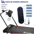 thumbnail image 3 of Caminadora Electrica 110 V, Bluelander, Walking Pad con Asa, Incluye un Par de Mancuernas Ajustables de 5 a 52.5 Libras (2 a 24 Kg), 3 of 5