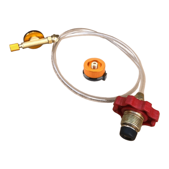GRIMPEX Outdoor Gas Canister Refill Valve Adapter for Camping Stove Butane Propane C
