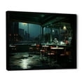 thumbnail image 2 of Designart "By Edward Masterpiece Nighthawks wall art III" Architecture Floater Framed Wall Decor, 2 of 7
