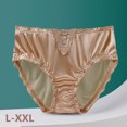 thumbnail image 2 of Ropa interior de encaje para mujer, bragas sexys de gran tamaño, lencería transpirable hueca, Ropa interior de algodón con entrepierna, 2 of 5