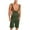 Green, variant on hotojiny Bib Overalls for Men Casual Straight Leg Knee Length Work Shorts Jumpsuit Adjustable Strap Backless Pockets Rompers