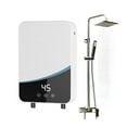 thumbnail image 2 of Electric Hot Water Heater Instant Heating Water Heater Bathroom Shower Tankless Household Hot-Water Heater 3500W/5500W ,Versatile Applications, 2 of 7